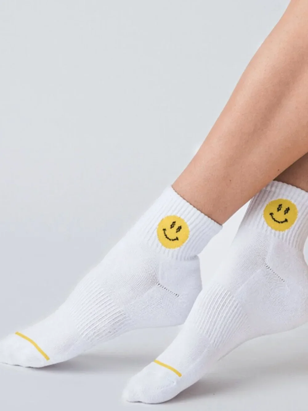 NWT Free People Movement Smiling Buti Ankle Socks in White